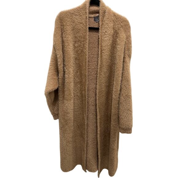ANTHROPOLOGIE FULL LENGTH OPEN FUZZY CARDIGAN/DUSTER SIZE Medium - Picture 2 of 3